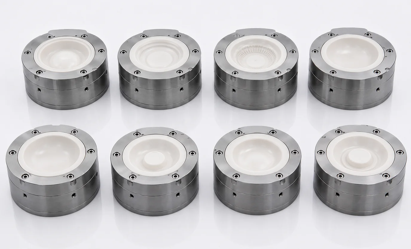 Type N isostatic press molds compatible with Netzsch (Sama) presses